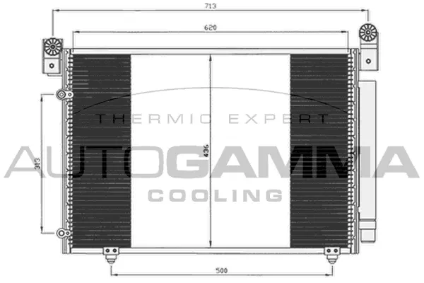 Condenser, air conditioning (105008)