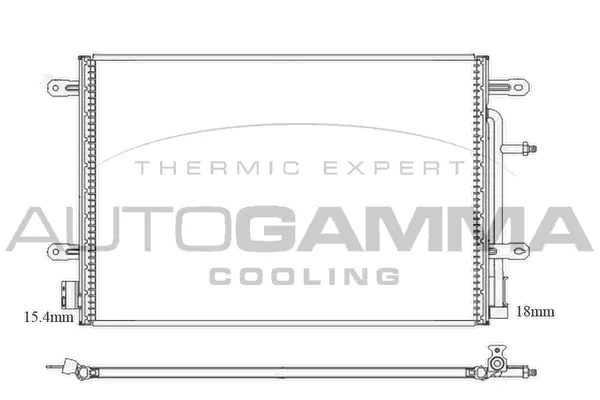 Condenser, air conditioning (103826)