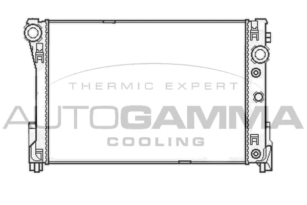 Radiator, engine cooling (105415)