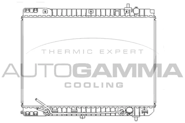 Radiator, engine cooling (107382)