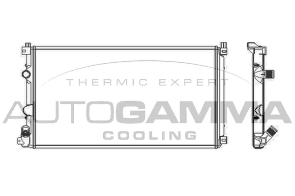 Radiator, engine cooling (103739)
