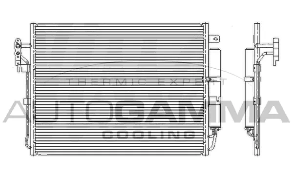 Condenser, air conditioning (105862)