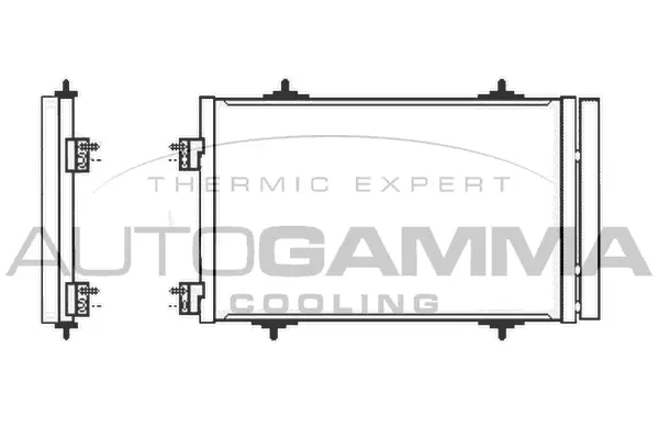 Condenser, air conditioning (105584)