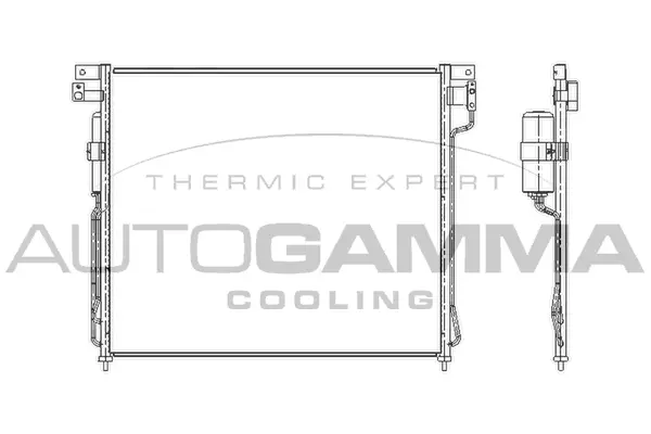 Condenser, air conditioning (104914)
