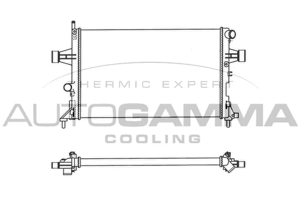 Radiator, engine cooling (102220)