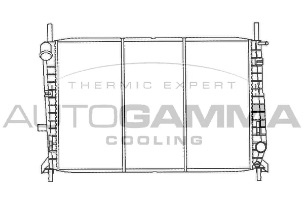 Radiator, engine cooling (100372)