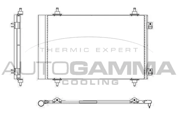 Condenser, air conditioning (105022)