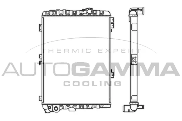 Radiator, engine cooling (103036)