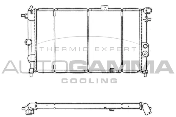Radiator, engine cooling (103602)