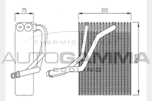 Evaporator, air conditioning (112011)