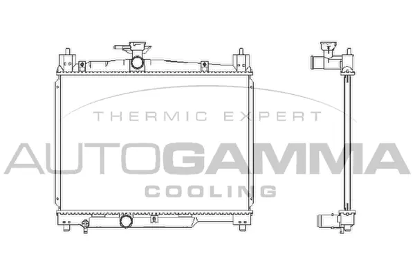 Radiator, engine cooling (102378)