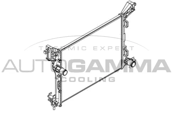 Radiator, engine cooling (107208)