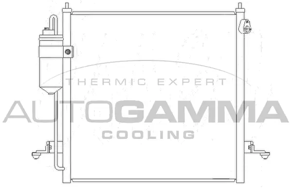 Condenser, air conditioning (105460)