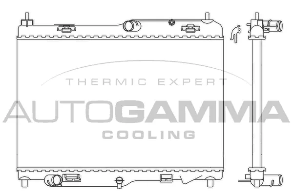 Radiator, engine cooling (105774)