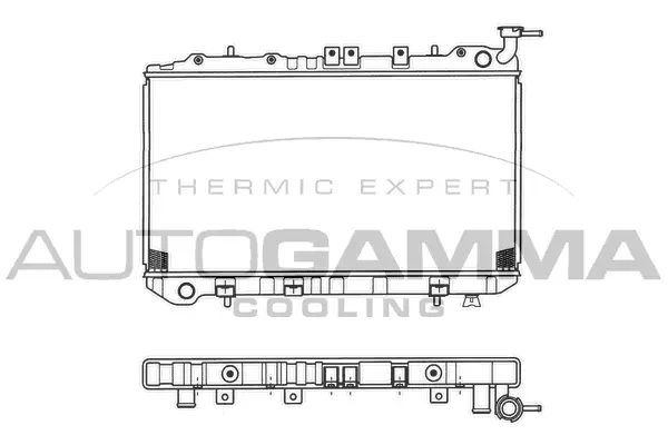 Radiator, engine cooling (101388)