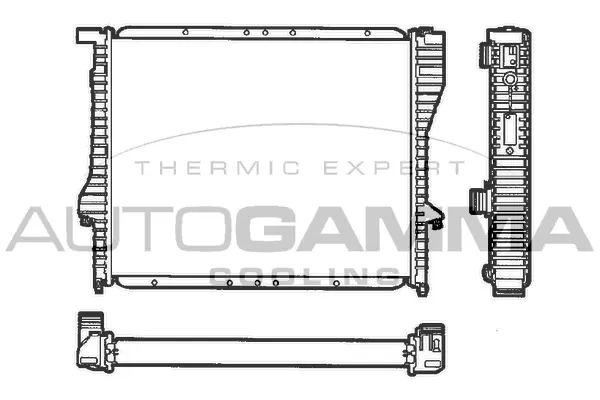 Radiator, engine cooling (101362)