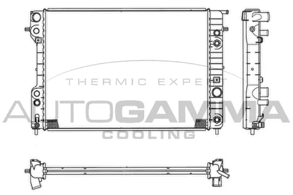 Radiator, engine cooling (102254)