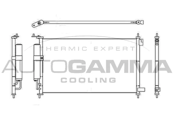 Condenser, air conditioning (105548)