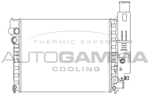 Radiator, engine cooling (100764)