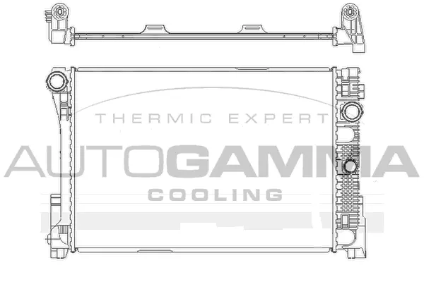 Radiator, engine cooling (105173)