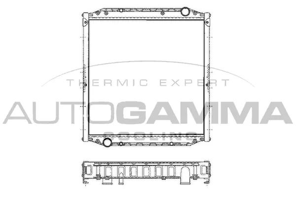Radiator, engine cooling (400654)