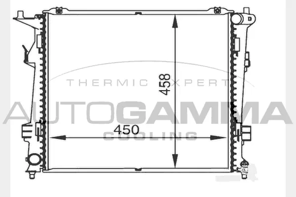 Radiator, engine cooling (104273)