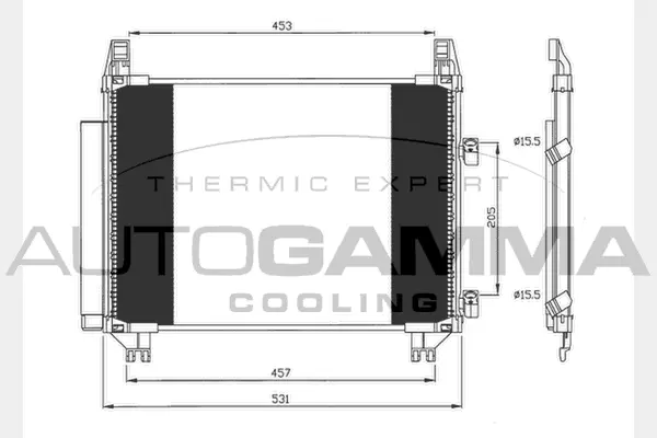 Condenser, air conditioning (104780)