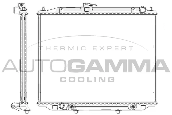 Radiator, engine cooling (104863)