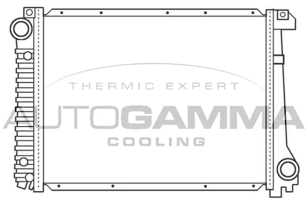 Radiator, engine cooling (100130)