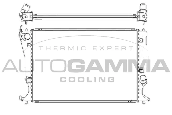 Radiator, engine cooling (104427)