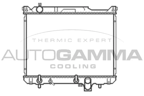 Radiator, engine cooling (105057)