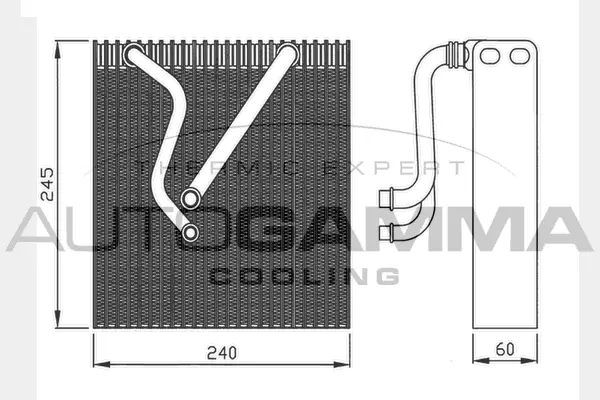 Evaporator, air conditioning (112012)