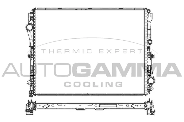 Radiator, engine cooling (107502)