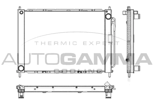 Radiator, engine cooling (104016)