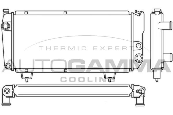 Radiator, engine cooling (100193)