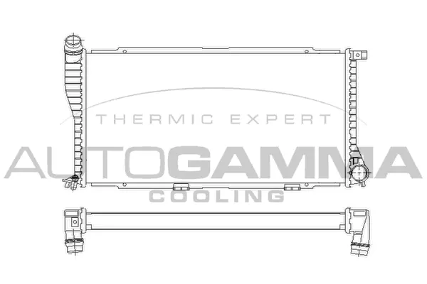 Radiator, engine cooling (101392)