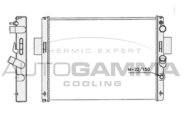 Radiator, engine cooling (400768)