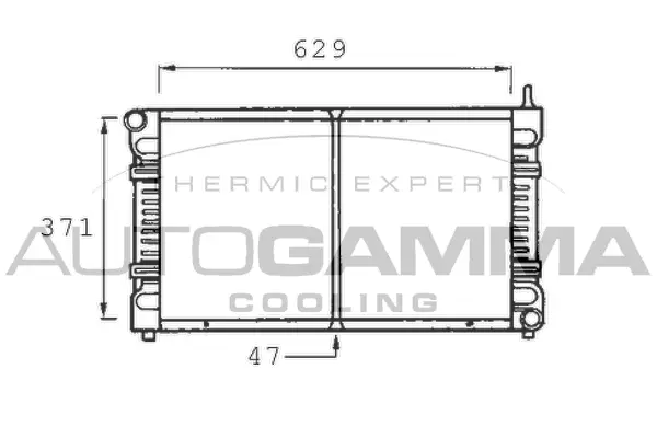 Radiator, engine cooling (400482)