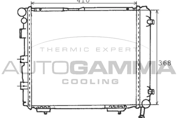 Radiator, engine cooling (100519)