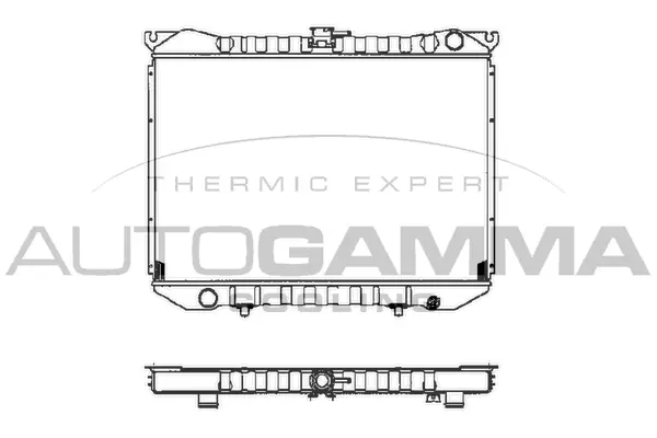 Radiator, engine cooling (102185)