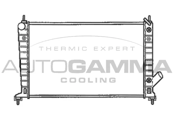 Radiator, engine cooling (102302)