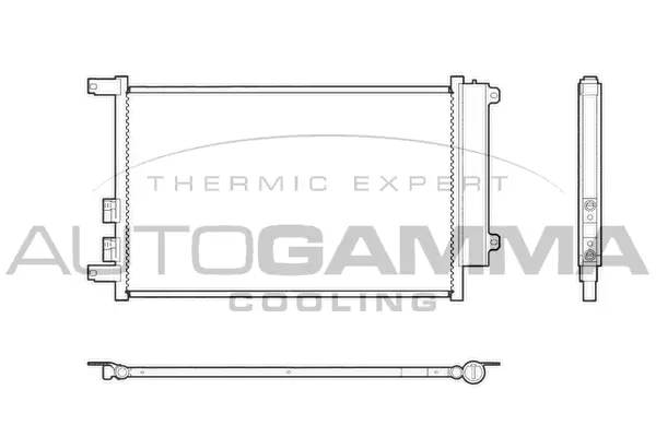 Condenser, air conditioning (103327)