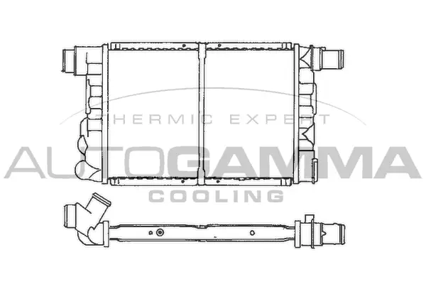 Radiator, engine cooling (100263)