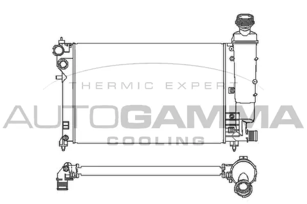 Radiator, engine cooling (100194)