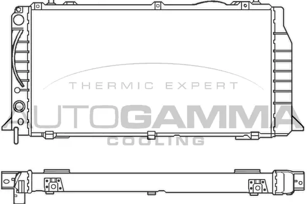 Radiator, engine cooling (100048)