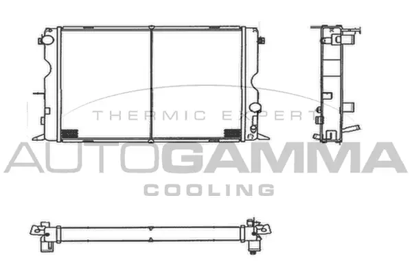 Radiator, engine cooling (104020)