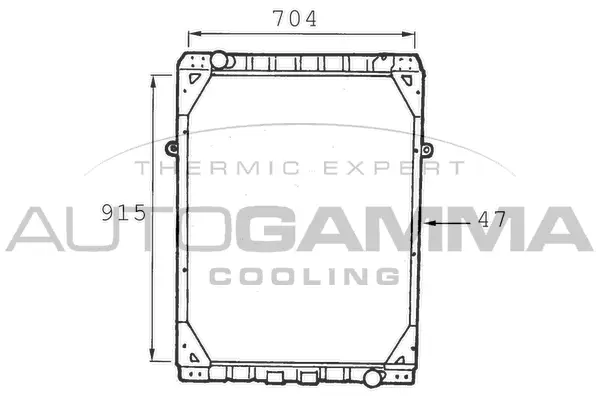Radiator, engine cooling (400634)