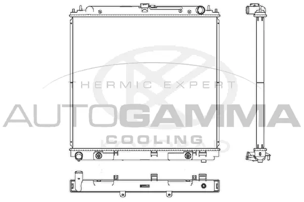 Radiator, engine cooling (107650)
