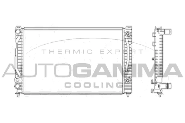 Radiator, engine cooling (103864)