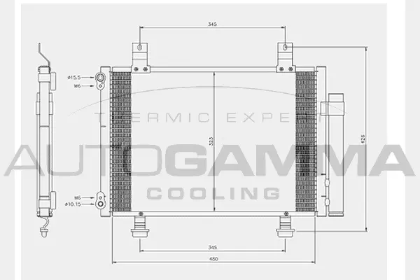 Condenser, air conditioning (104779)
